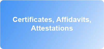 Certificates