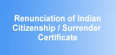 Renunciation